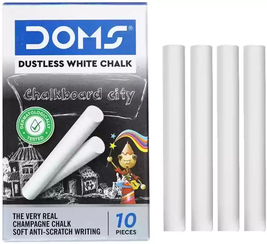 Doms Non-Toxic White Chalk