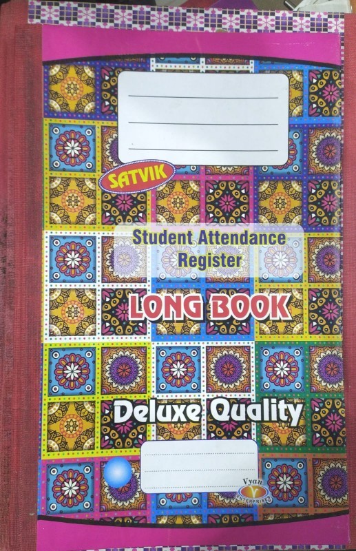 Student Attendances Regester No.3 Size 17/27